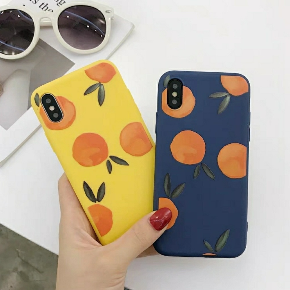 iPhone 7/8/Plus/X/XS❤️vintage Orange phone cases
